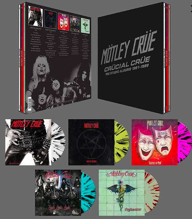 Mötley Crüe – Crücial Crüe (The Studio Albums 1981-1989)